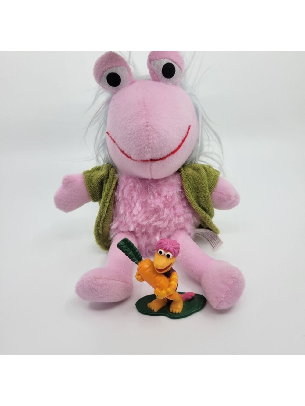 Jim Henson FRAGGLE ROCK Lot of Mokey Plush & Vintage Gobo PVC Figure